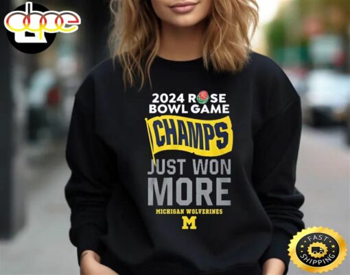 Michigan Rose Bowl Champions 2024 Just Won More Unisex T-Shirt