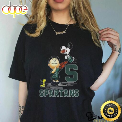 Michigan State Spartans The Peanuts Sport Fans Christmas Shirt