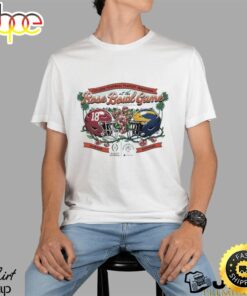 Michigan Vs Alabama College Football Playoff 2024 Rose Bowl Game Head To Head Shirt