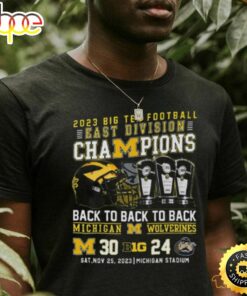 Michigan Wolverines 2023 Big Ten Football Champions T Shirt