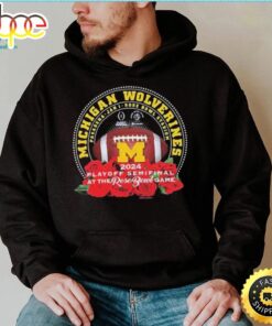 Michigan Wolverines 2024 Cfp At The Rose Bowl Game Shirt