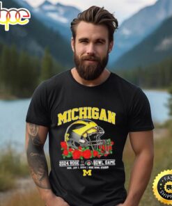 Michigan Wolverines 2024 Rose Bowl Game Mon, Jan 1, 2024 Rose Bowl Stadium T Shirt
