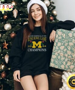 Michigan Wolverines ’47 College Football Playoff 2024 Rose Bowl Champions Tshirt