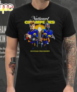 Michigan Wolverines And Jordan National Champions 2024 Shirt