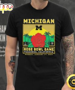 Michigan Wolverines College Football Playoff 2024 Rose Bowl T Shirt
