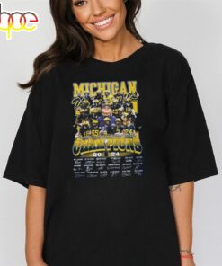 Michigan Wolverines College Football Playoff National Champions 2024 T Shirt