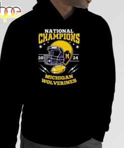 Michigan Wolverines Football Helmet National Champions 2024 Shirt