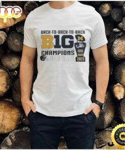 Michigan Wolverines Logo 2023 Big 10 Trophy Conference Champions T Shirt