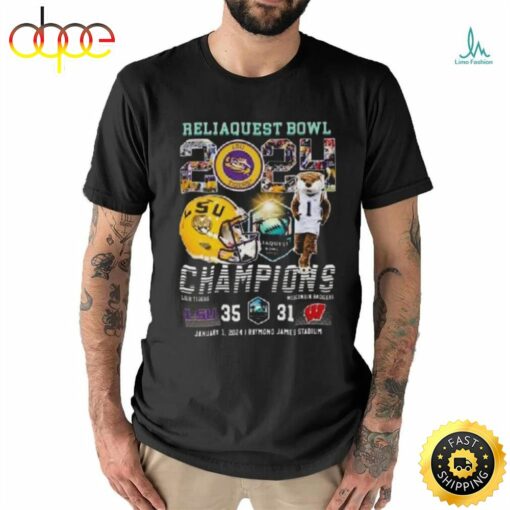 Michigan Wolverines Mascot Reliaquest Bowl 2024 Champions Shirt