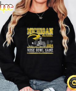 Michigan Wolverines Rose Bowl 2024 Cfp Semi Football Retro Unisex T-Shirt