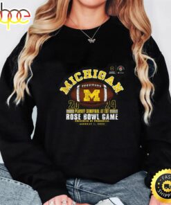 Michigan Wolverines Rose Bowl 2024 Cfp Semi Football Vintage Unisex T-Shirt