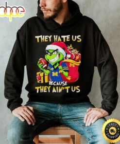Michigan Wolverines Santa Grinch They Hate Us Because They Ain’t Us Shirt