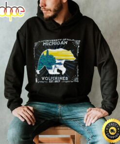 Michigan Wolverines State Scenery Comfort Colors T Shirt