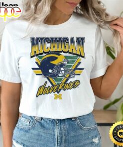 Michigan Wolverines Triangle Vintage T Shirt