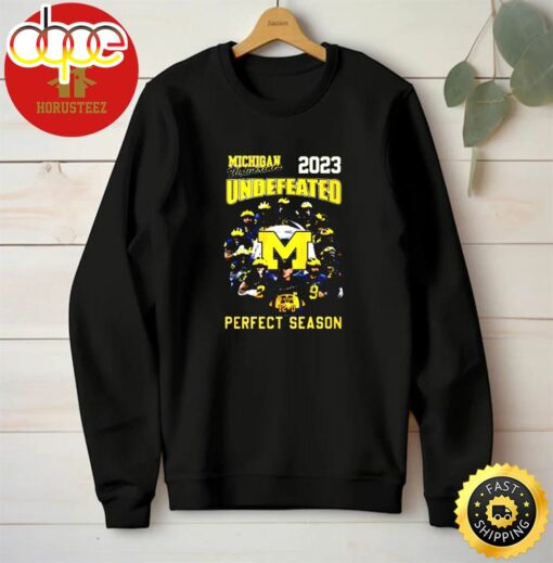 Michigan Wolverines Undefeated Perfect Season 2023 Unisex T-Shirt