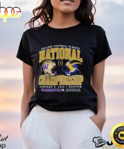Michigan Wolverines Vs. Washington Huskies College Football Playoff 2024 National Championship Matchup Focus Execute Win Shirt