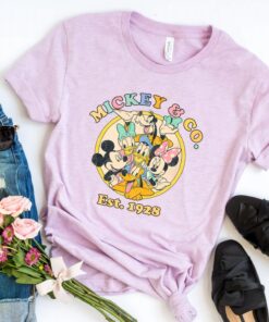 Mickey And Co Disney Characters Est 1928 Shirt