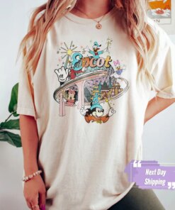 Mickey Disney Epcot Shirt, Vintage Epcot 1982 Shirt