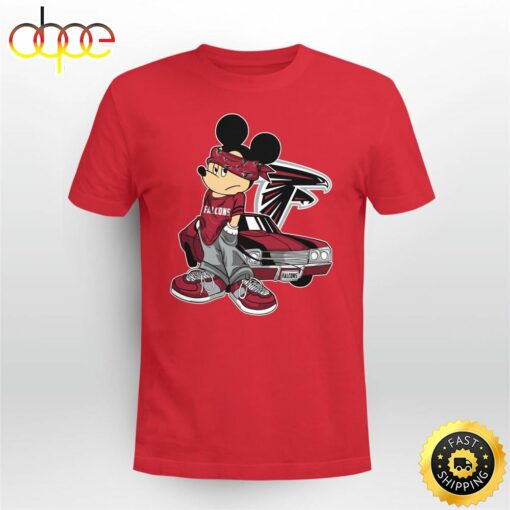 Mickey Mouse Atlanta Falcons Super Cool Mickey Mouse 100 Year Anniversary Shirt