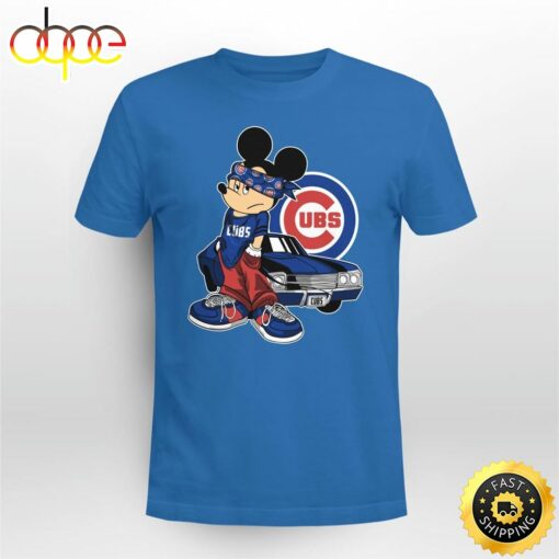 Mickey Mouse Chicago Cubs Super Cool Mickey Mouse 100 Year Anniversary Shirt