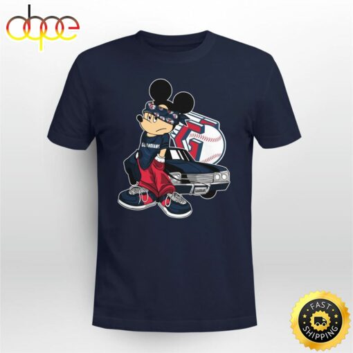 Mickey Mouse Cleveland Guardians Super Cool Mickey Mouse 100 Year Anniversary Shirt