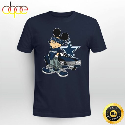 Mickey Mouse Dallas Cowboys Super Cool Mickey Mouse 100 Year Anniversary Shirt