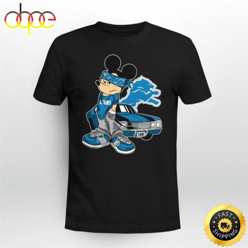 Mickey Mouse Detroit Lions Super Cool Mickey Mouse 100 Year Anniversary Shirt