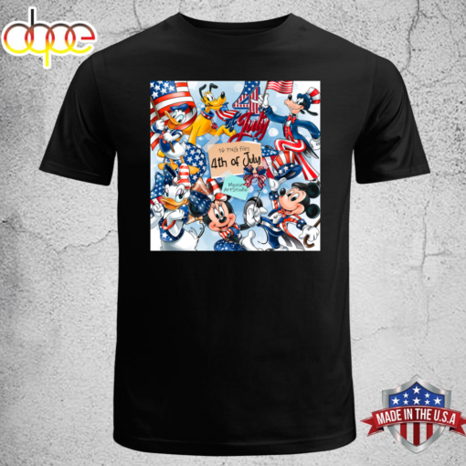 Mickey Mouse July 4th, American Independence Day T-shirt