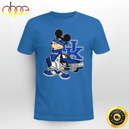 Mickey Mouse Kentucky Wildcats Super Cool Mickey Mouse 100 Year Anniversary Shirt