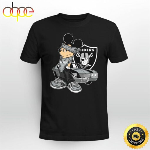 Mickey Mouse Las Vegas Raiders Super Cool Mickey Mouse 100 Year Anniversary Shirt