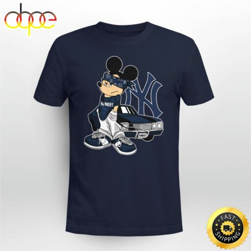 Mickey Mouse New York Yankees Super Cool Mickey Mouse 100 Year Anniversary Shirt