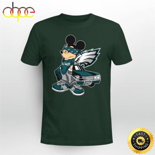 Mickey Mouse Philadelphia Eagles Super Cool Mickey Mouse 100 Year Anniversary Shirt