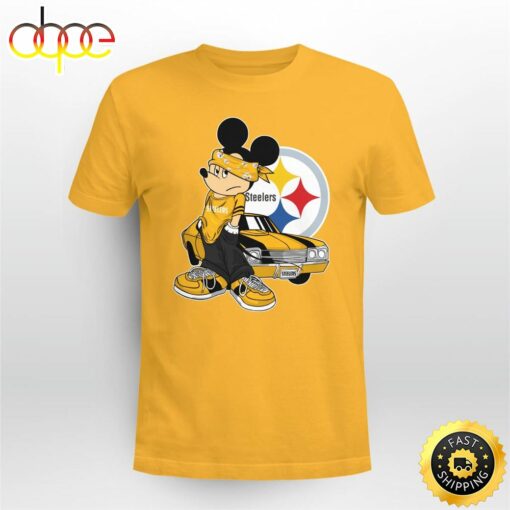 Mickey Mouse Pittsburgh Steelers Super Cool Mickey Mouse 100 Year Anniversary Shirt