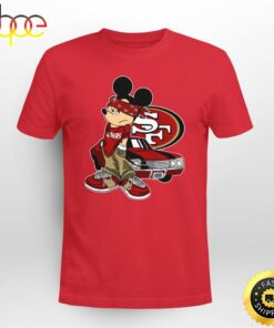 Mickey Mouse San Francisco 49ers Super Cool Mickey Mouse 100 Year Anniversary Shirt
