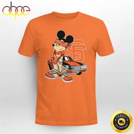 Mickey Mouse San Francisco Giants Super Cool Mickey Mouse 100 Year Anniversary Shirt