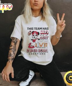 Mickey Mouse This Team Has No Quit Super Bowl Champions 2024 Shirt