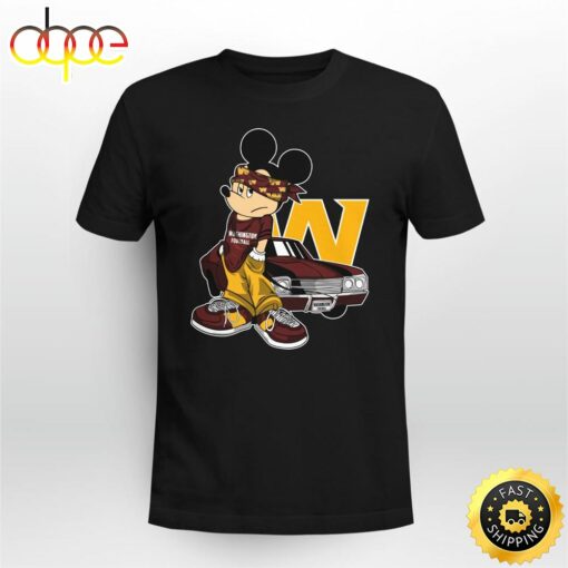 Mickey Mouse Washington Football Team Super Cool Mickey Mouse 100 Year Anniversary Shirt