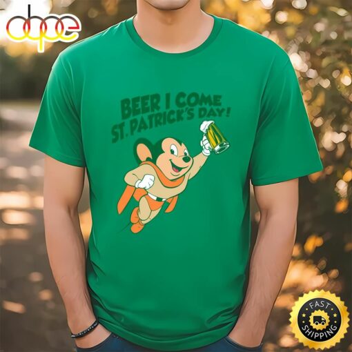 Mighty Mouse Saint Patrick’s Day T-shirt