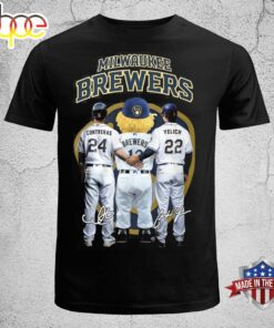 Milwaukee Bucks Baseball Team Starting Lineup Player 2024 Shirt