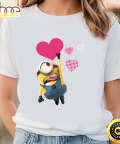 Minion With Heart Valentine’s Day T-shirts