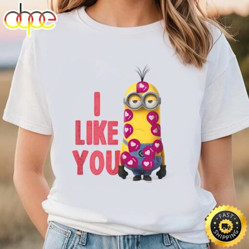 Minions Valentine’s Day I Like You T-Shirt