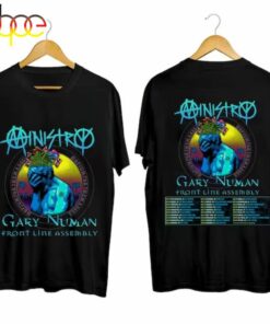 Ministry Spring 2024 Tour With Gary Numan and Front Line Assembly Shirt