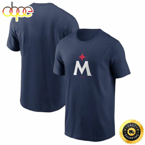 Minnesota Twins 2023 Large Logo Legend Navy T-shirt