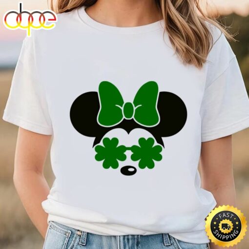 Minnie And Mickey St. Patrick’s Day Unisex T-shirts