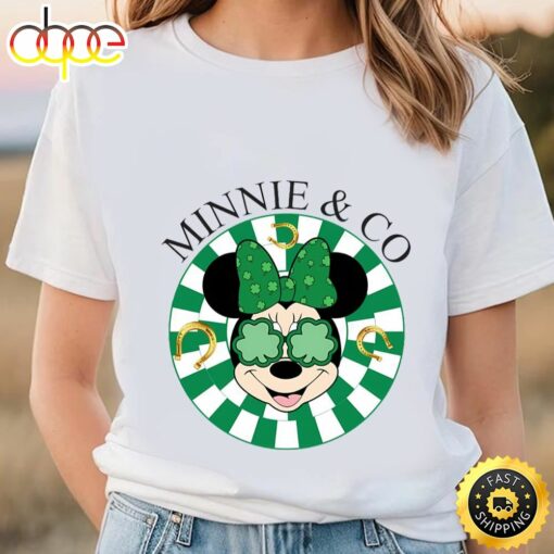 Minnie Mouse And Co Saint Patricks Day Shirt