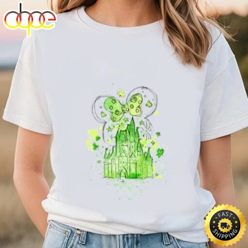 Minnie Mouse St. Patrick’s Day Castle Shirt