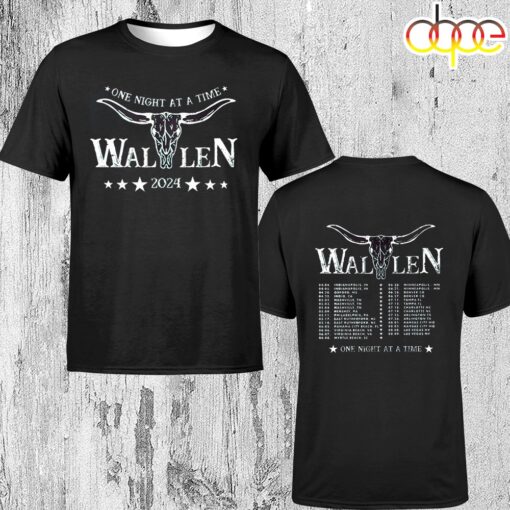 Morgan Wallen Tour 2024 One Night At A Time Tour Unisex T-Shirt