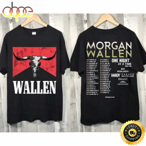 Morgan Wallen World Tour 2023 One Night At A Time T-shirt