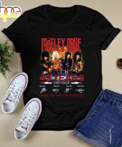 Motley Crue 43 Years Of 1981 2024 Thank You For The Memories Shirt