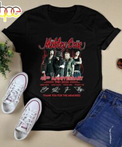 Motley Crue 43rd Anniversary 1981 2024 Thank You For The Memories Shirt